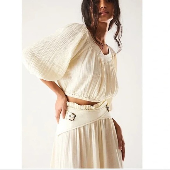 Free People Pants - FREE PEOPLE Lou Lou Set In Solitary Star Large NWT